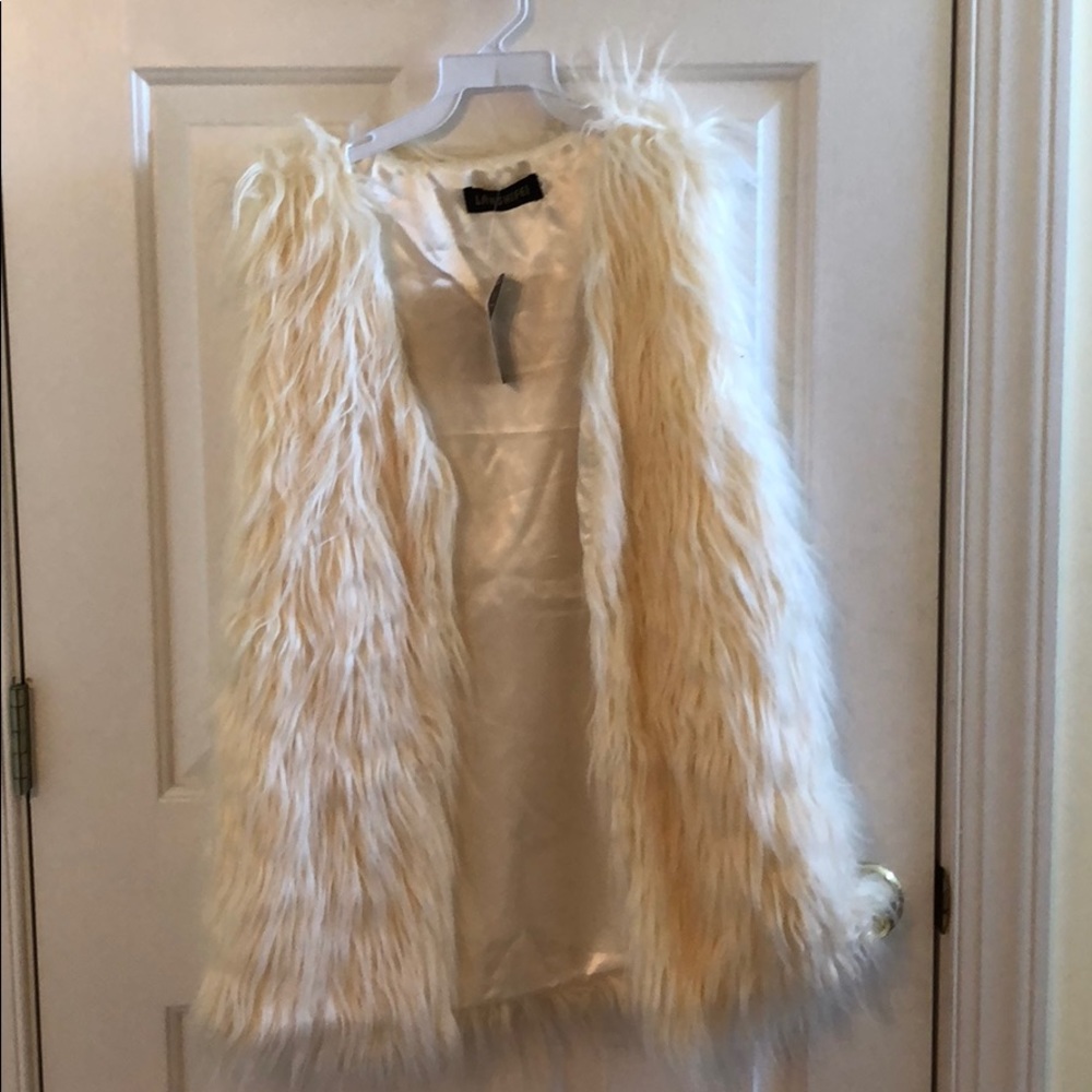Faux fur vest